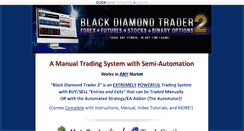 Desktop Screenshot of blackdiamondtrader.com